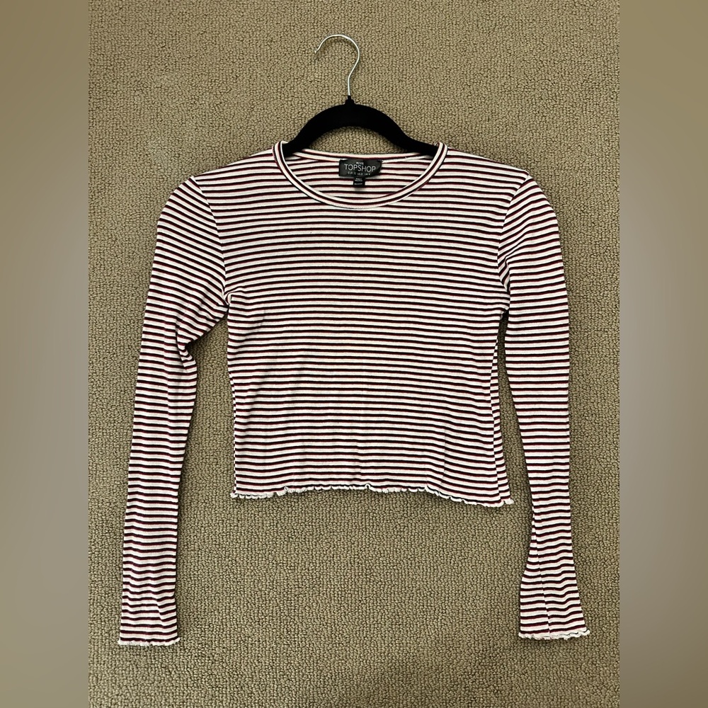 Topshop striped top